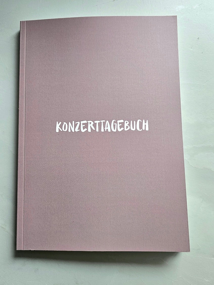 Konzerttagebuch: imperfekte Versionen | Concert Memories | A5 | B-Ware | SALE
