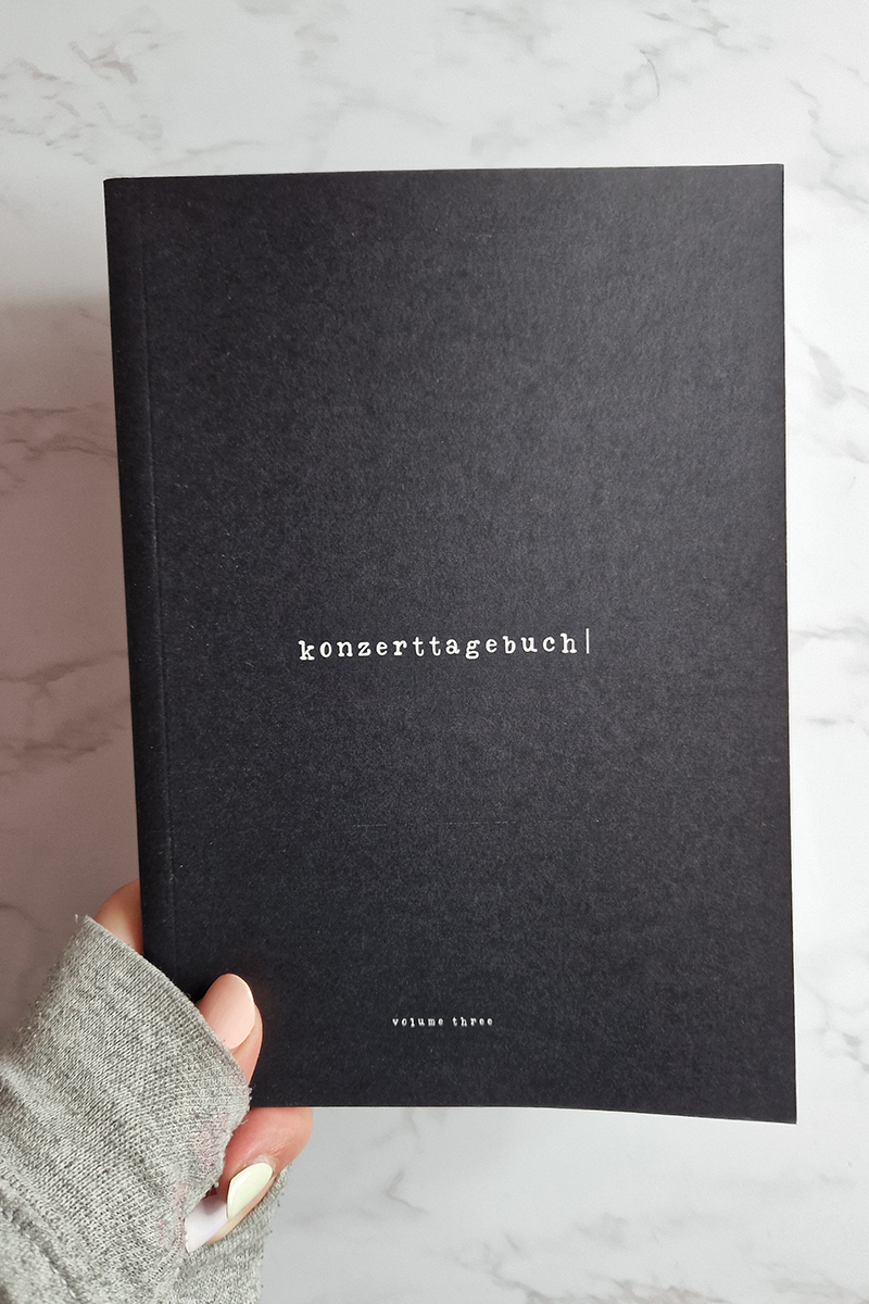Konzerttagebuch: imperfekte Versionen | Concert Memories | A5 | B-Ware | SALE