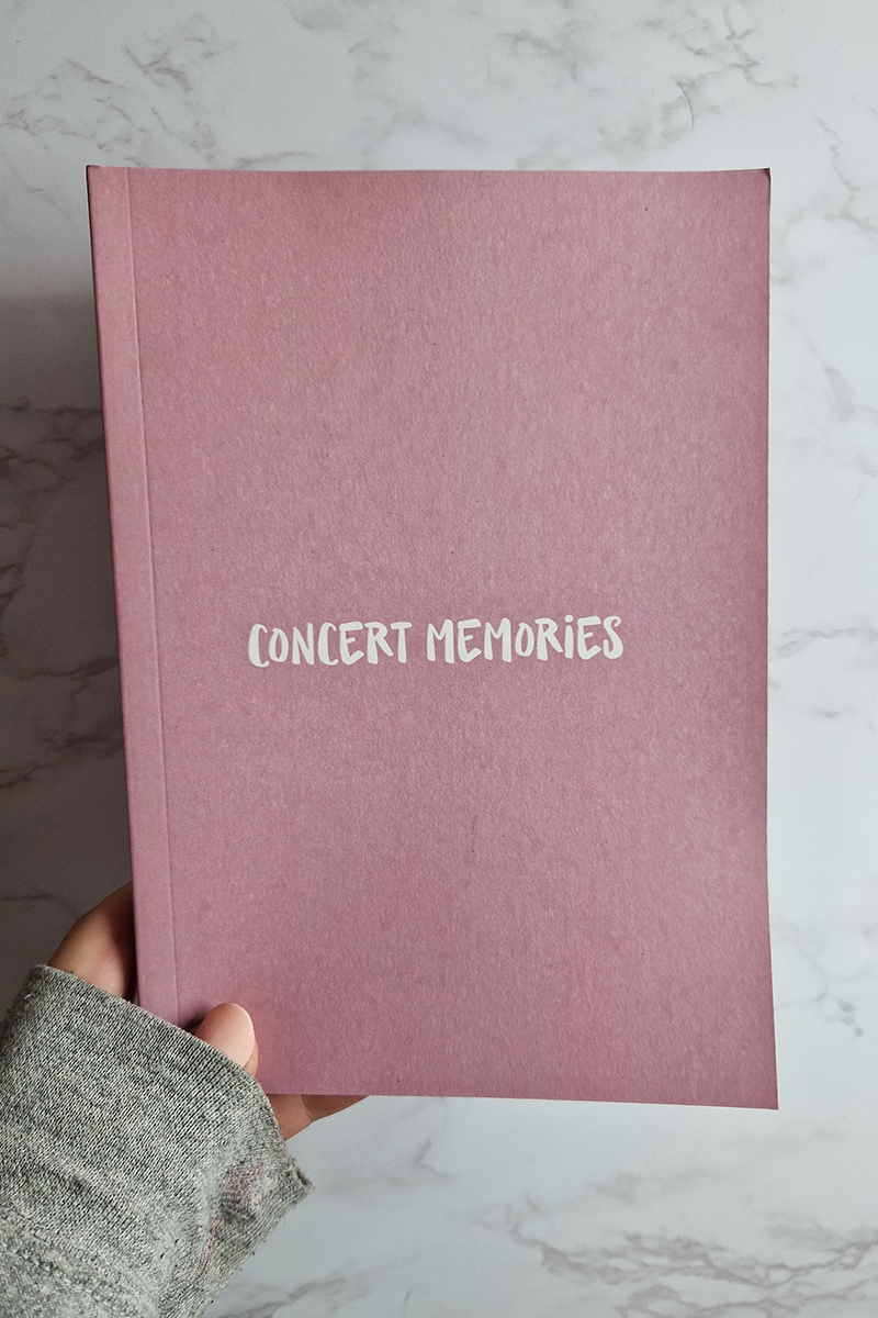 Konzerttagebuch: imperfekte Versionen | Concert Memories | A5 | B-Ware | SALE