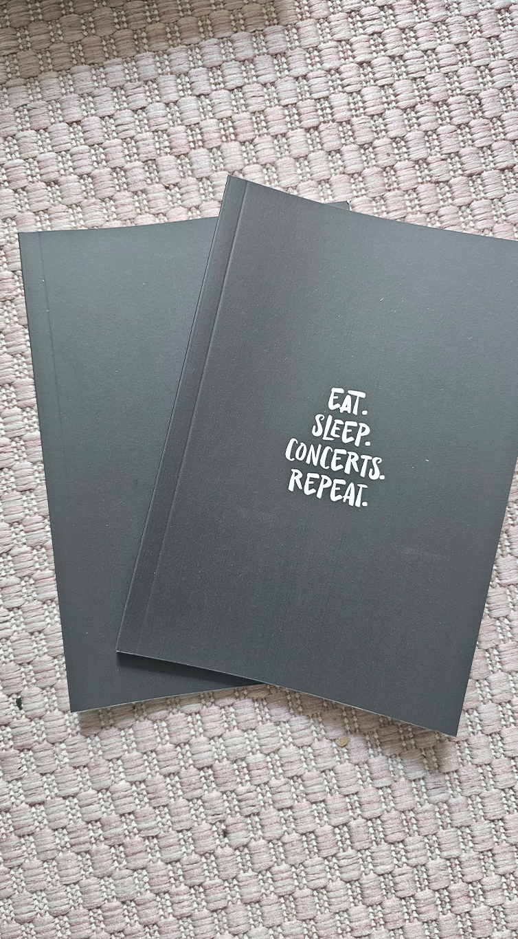 OLD CONCERT JOURNAL SALE | Concert Memories | Konzertttagebuch | A5 |