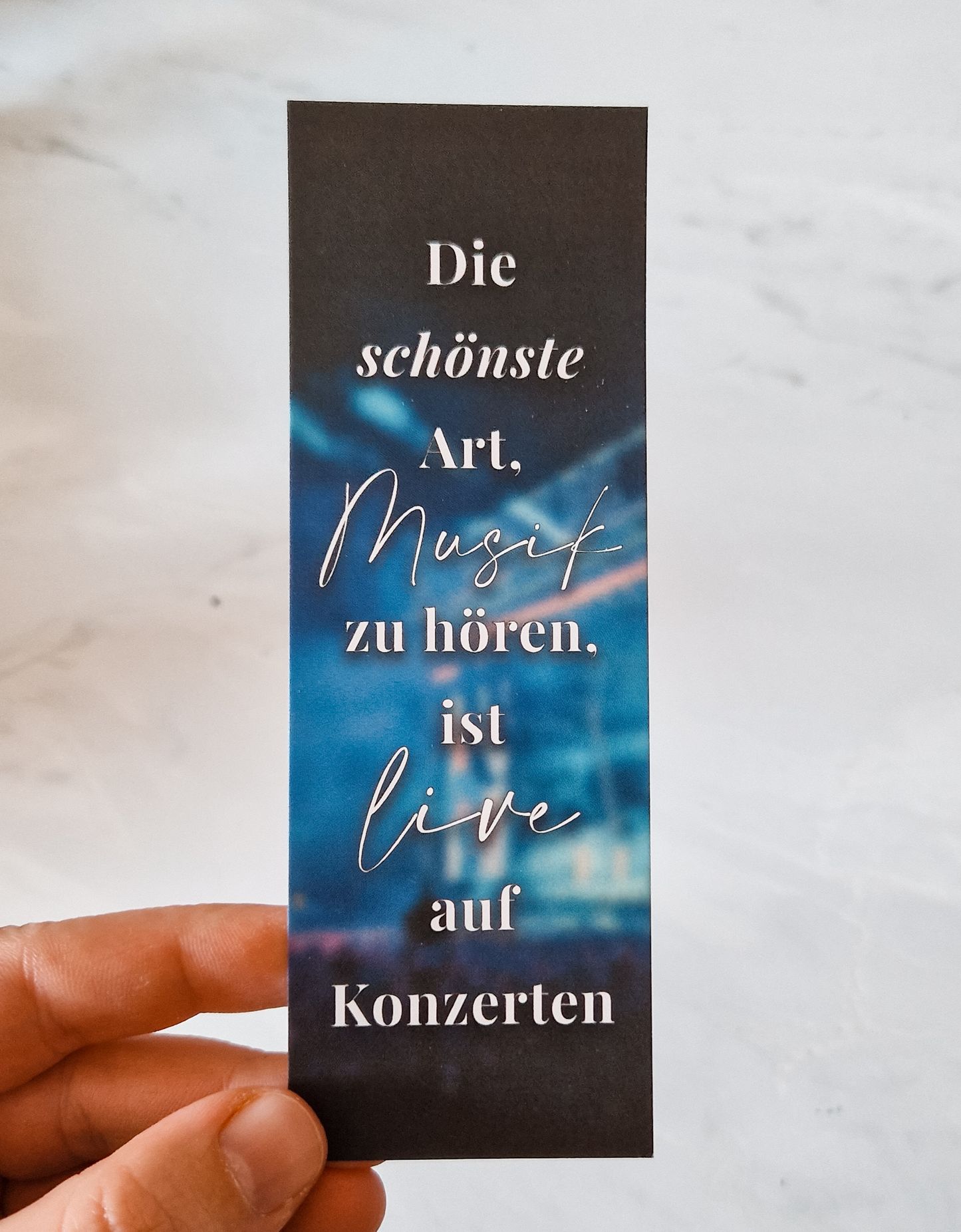 Lesezeichen mit Konzertspruch | Konzertliebe | Konzert Prints
