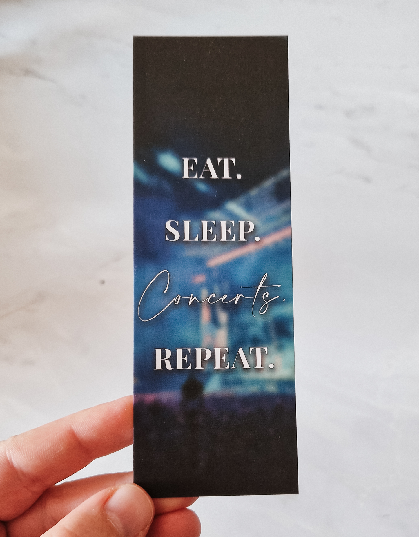 Lesezeichen mit Konzertspruch | Konzertliebe | Konzert Prints