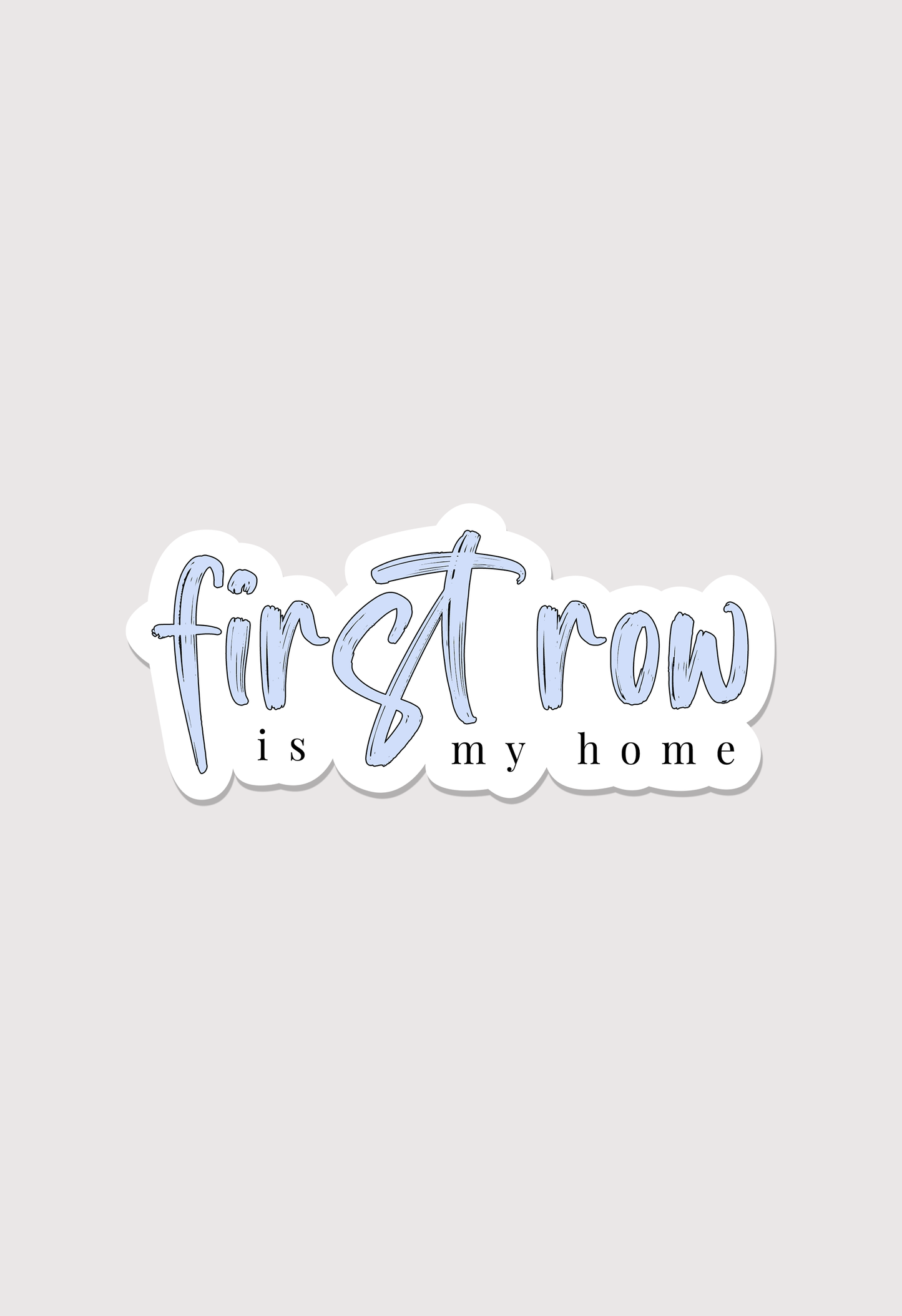 First row is my home- Konzertsticker