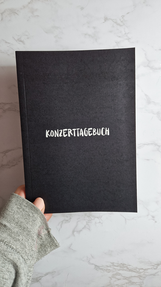 Konzerttagebuch Volume 3 | nachhaltig | Concert Memories | Konzertjournal | A5 | für 70 Konzerte
