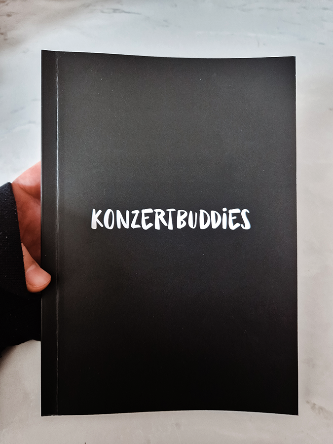 Konzertbuddies Freundschaftsbuch | A5 | Konzertfreunde & Konzertliebe