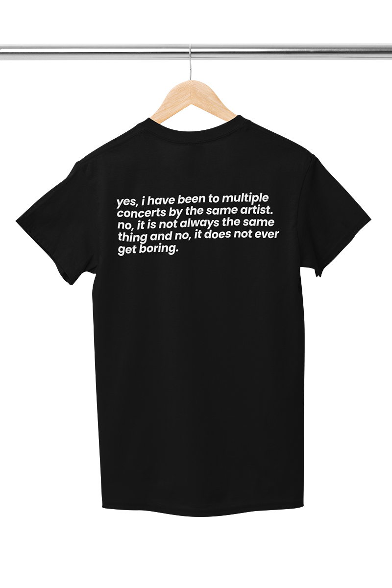 Concerts don't get boring | Konzertmerch