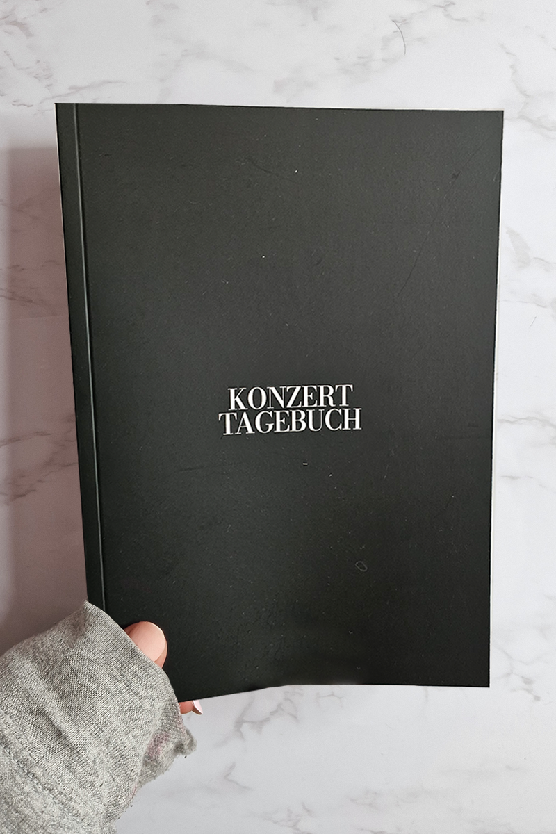 Konzerttagebuch: imperfekte Versionen | Concert Memories | A5 | B-Ware | SALE