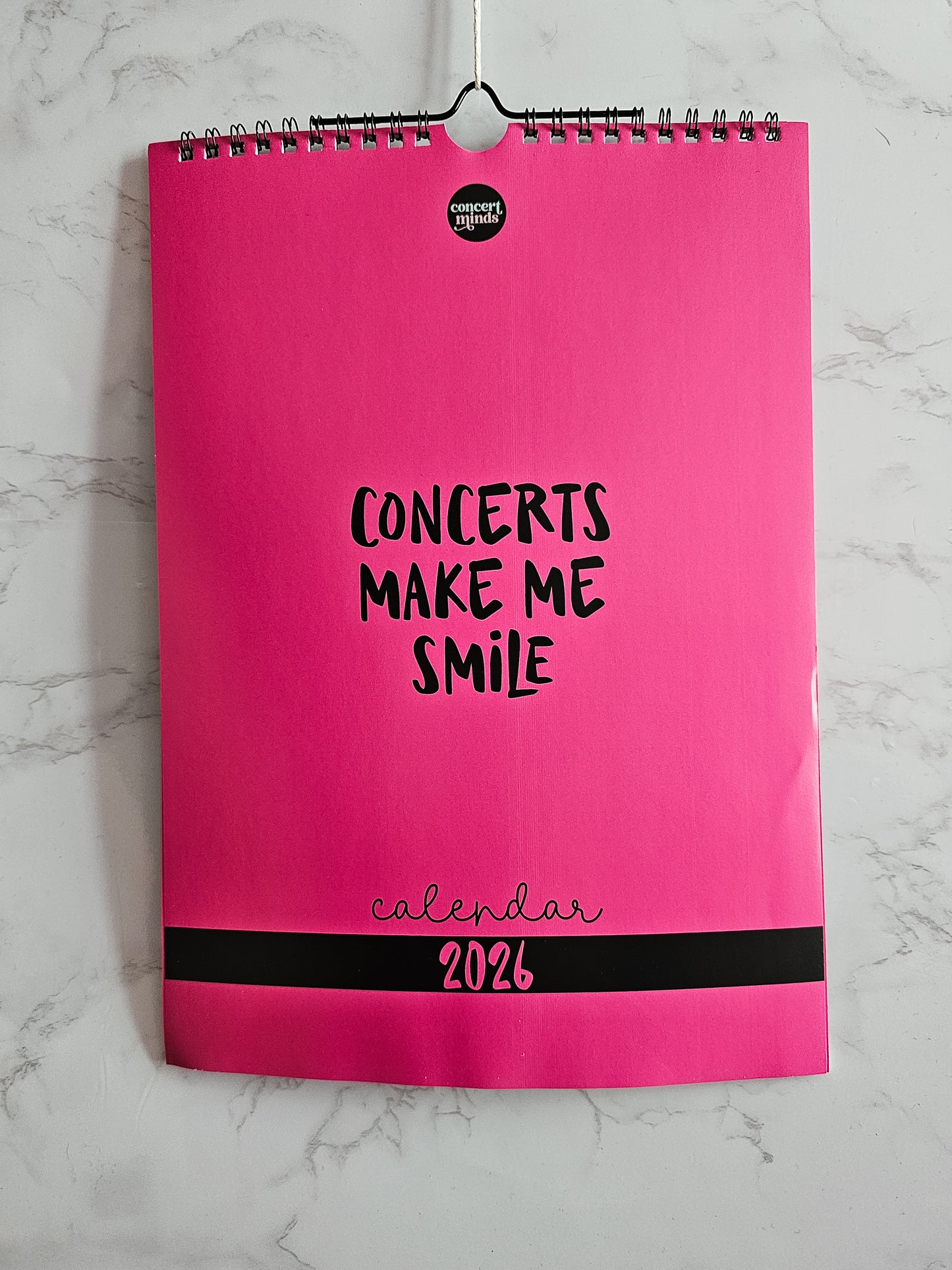 Concert &amp; Music Love - Calendar 2024 | Concert sayings | A3 and A4