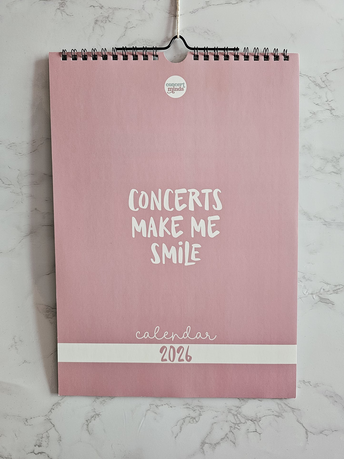 Concert &amp; Music Love - Calendar 2024 | Concert sayings | A3 and A4