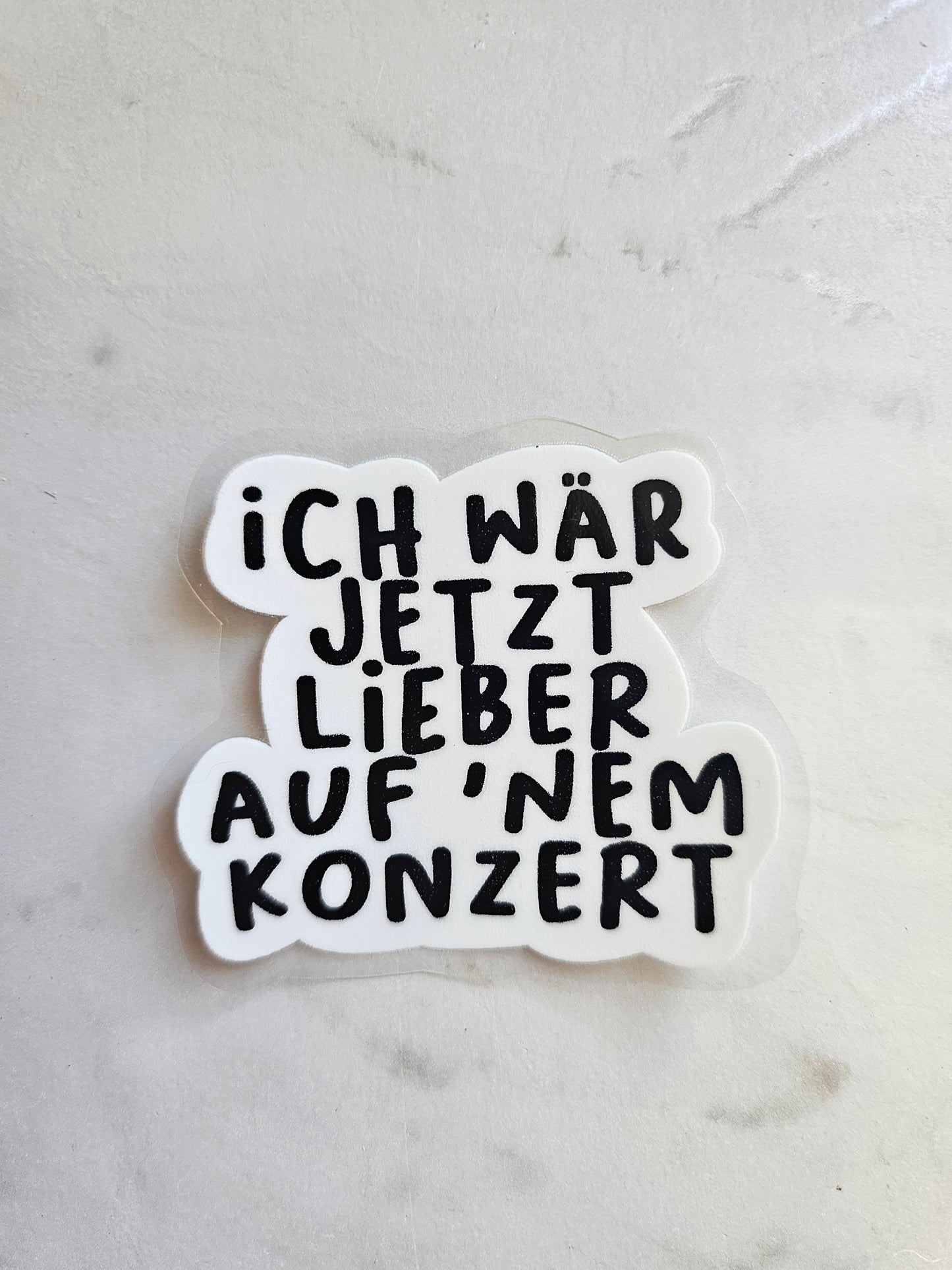 Ich wär jetzt lieber - Sticker