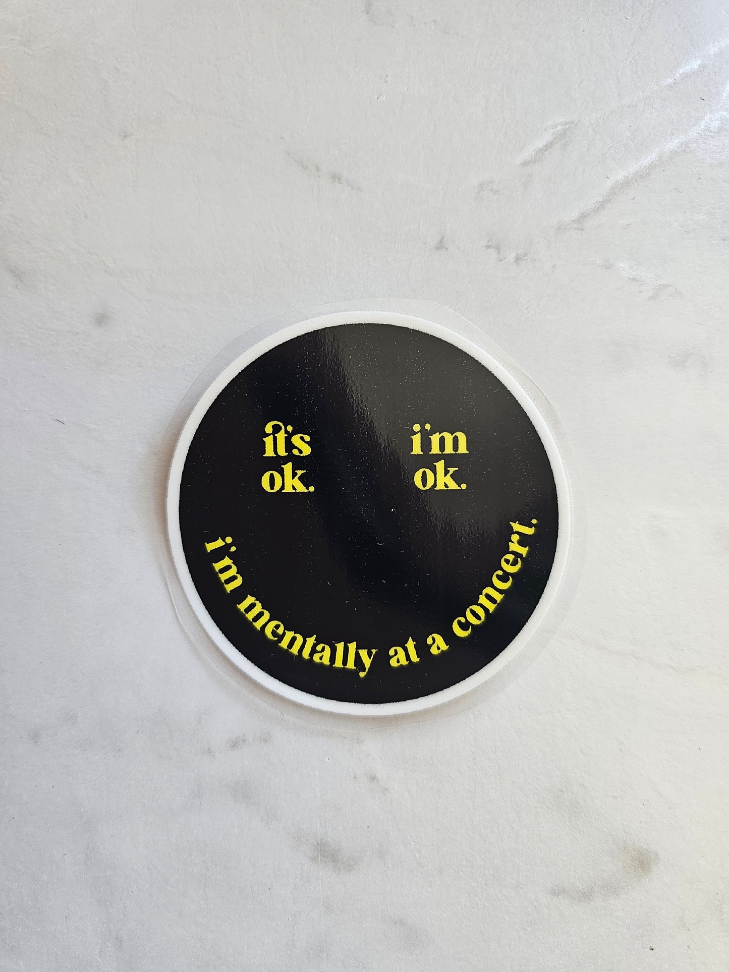 Mentally at a concert - Konzertsticker