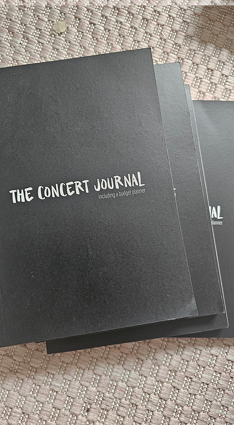 OLD CONCERT JOURNAL SALE | Concert Memories | Konzertttagebuch | A5 |