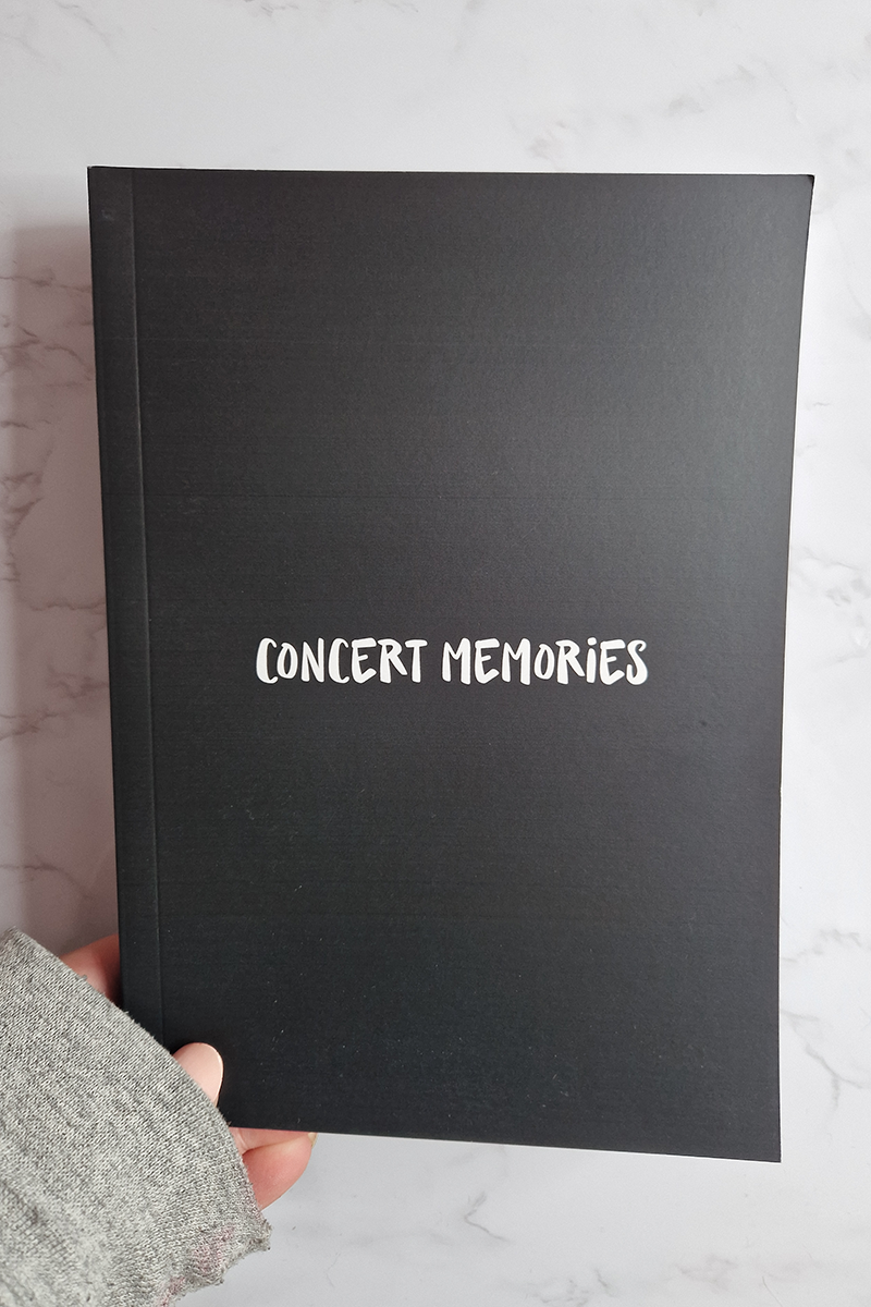 Konzerttagebuch: imperfekte Versionen |  Concert Memories | A5 | B-Ware | SALE