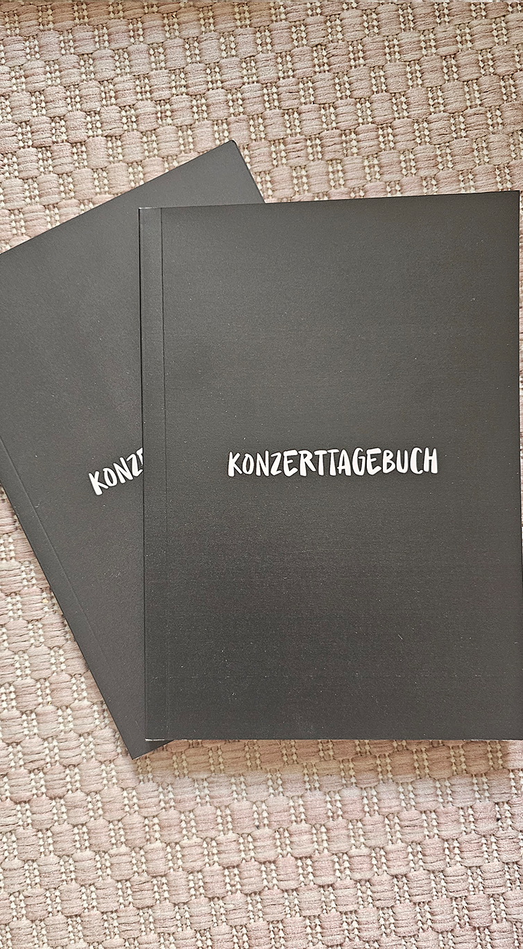 OLD CONCERT JOURNAL SALE | Concert Memories | Konzertttagebuch | A5 |