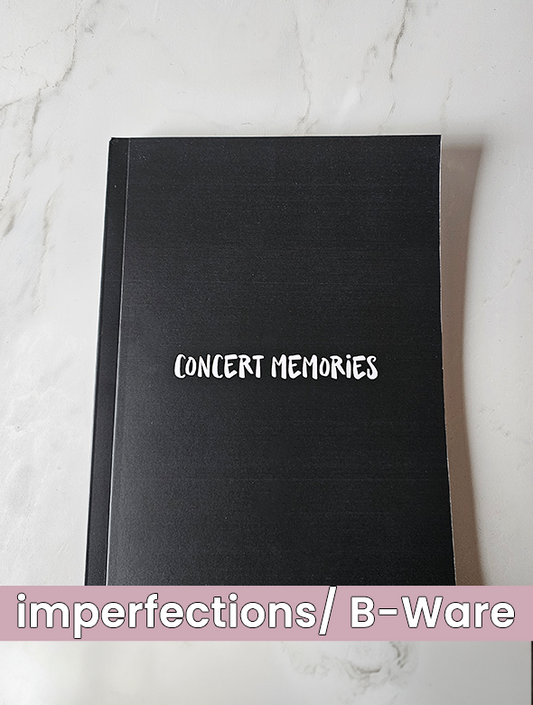 Imperfect Volume 3 ENG: Concert Memories | A5 Konzerttagebuch | B-Ware | SALE