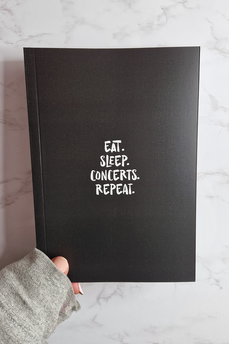 Konzerttagebuch: imperfekte Versionen |  Concert Memories | A5 | B-Ware | SALE