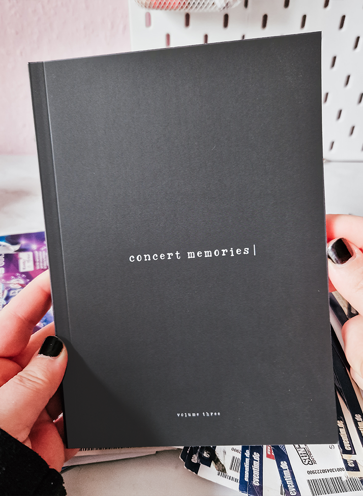 NEW: Konzerttagebuch Typewriter Volume 3 | nachhaltig | Concert Memories | Concert Journal | A5 | für 70 Konzerte