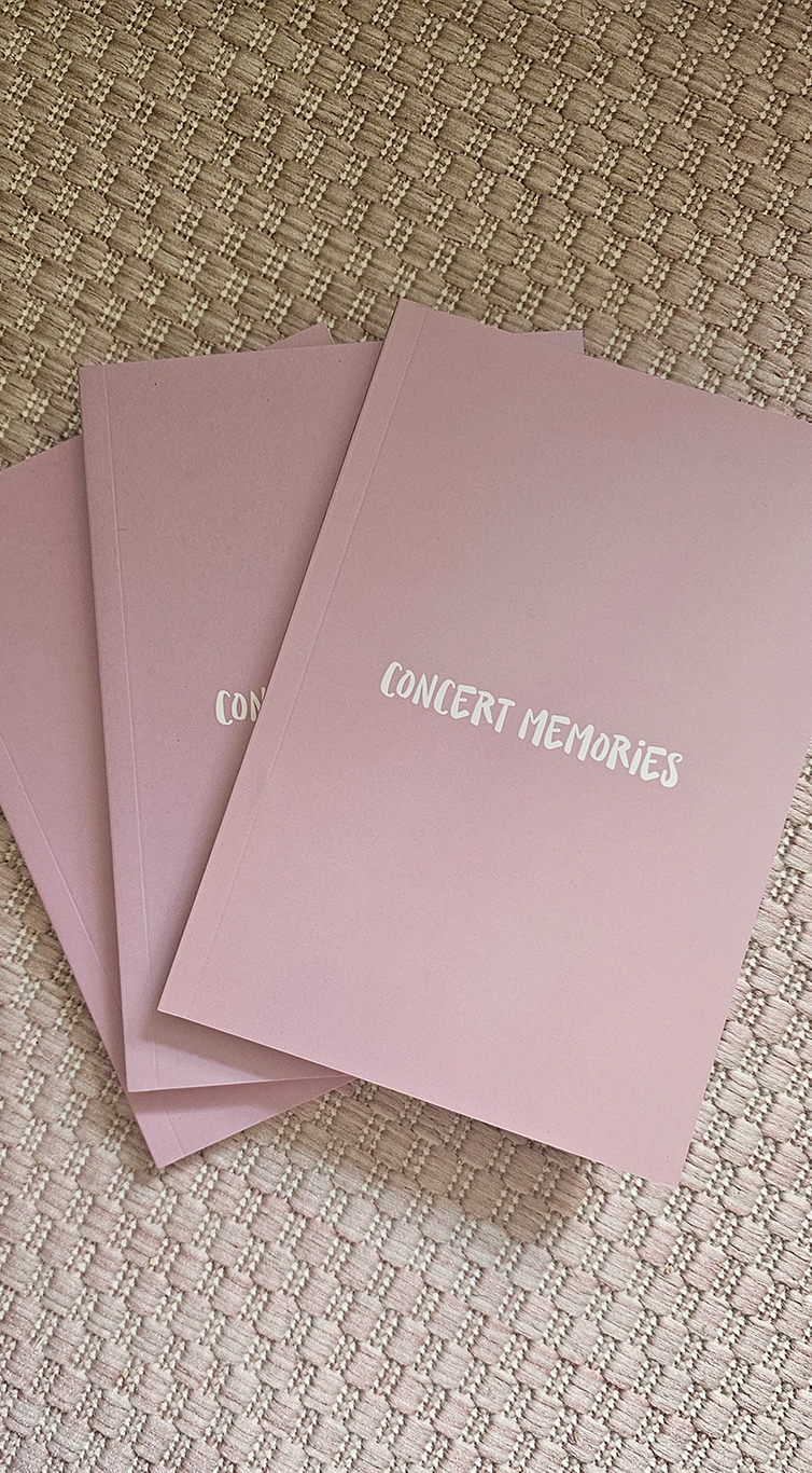 OLD CONCERT JOURNAL SALE | Concert Memories | Konzertttagebuch | A5 |