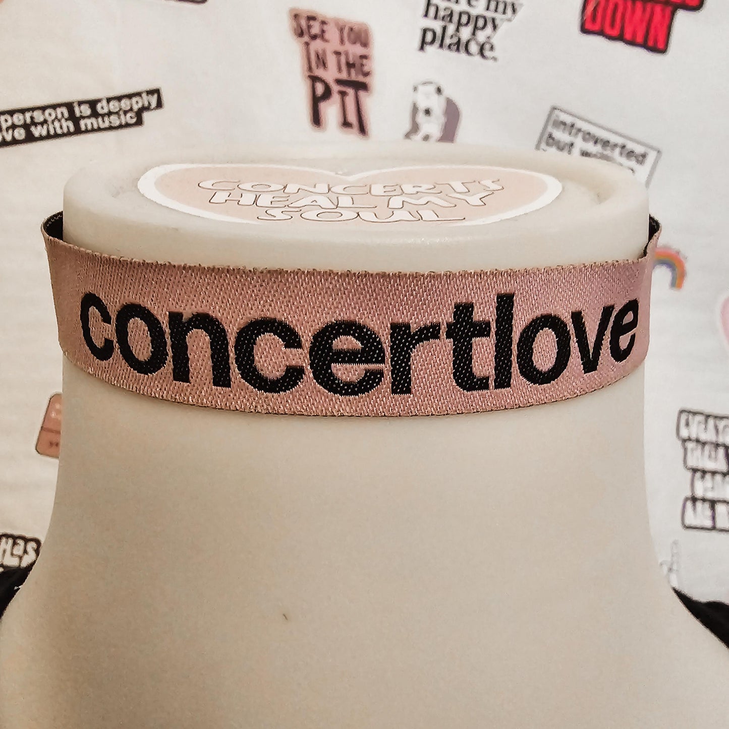 #concertlove - printed ribbon