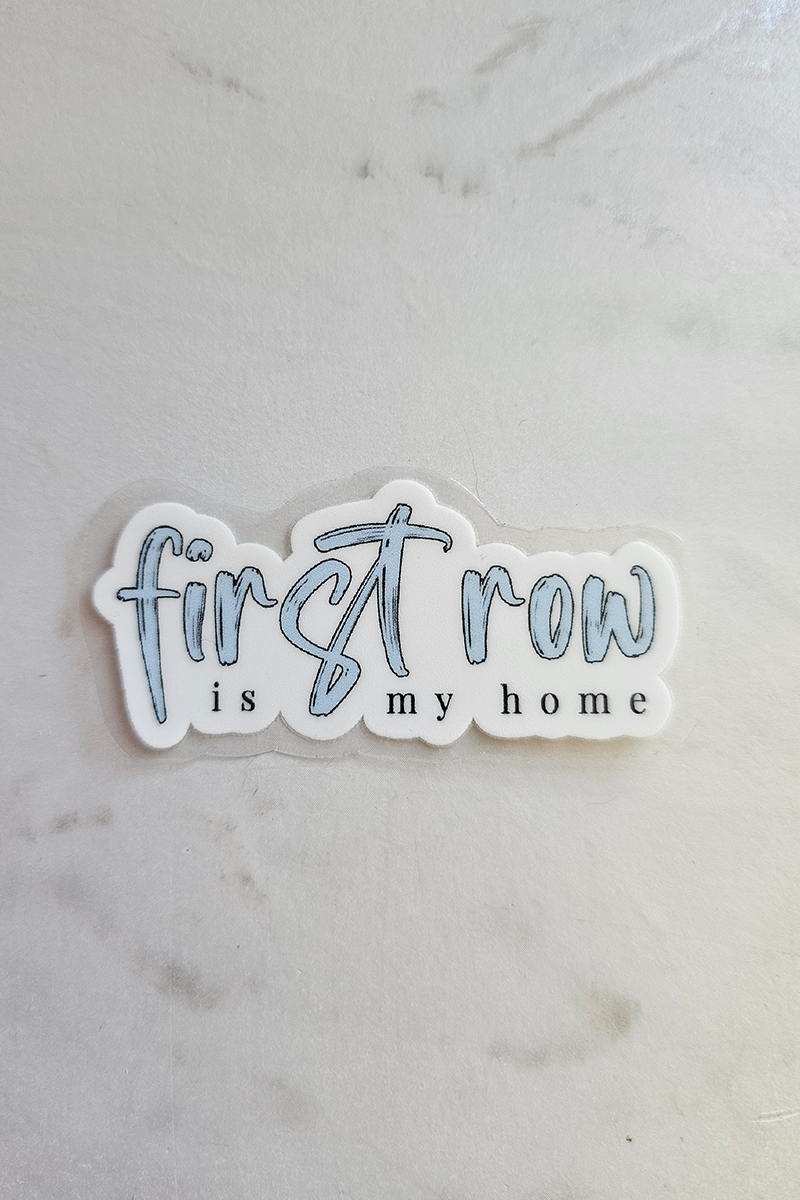 First row is my home- Konzertsticker