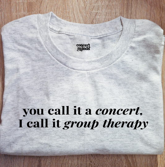 SALE Concerts are group therapy ASH - Shirt | M |