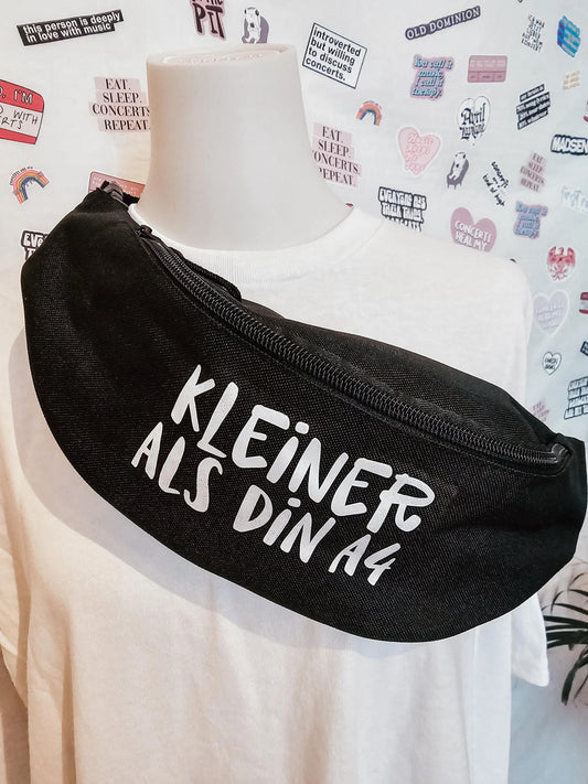 Konzert-Bauchtasche  | Kleiner als DinA4  | Concerts are my happy place  | kleine Tasche für Konzerte