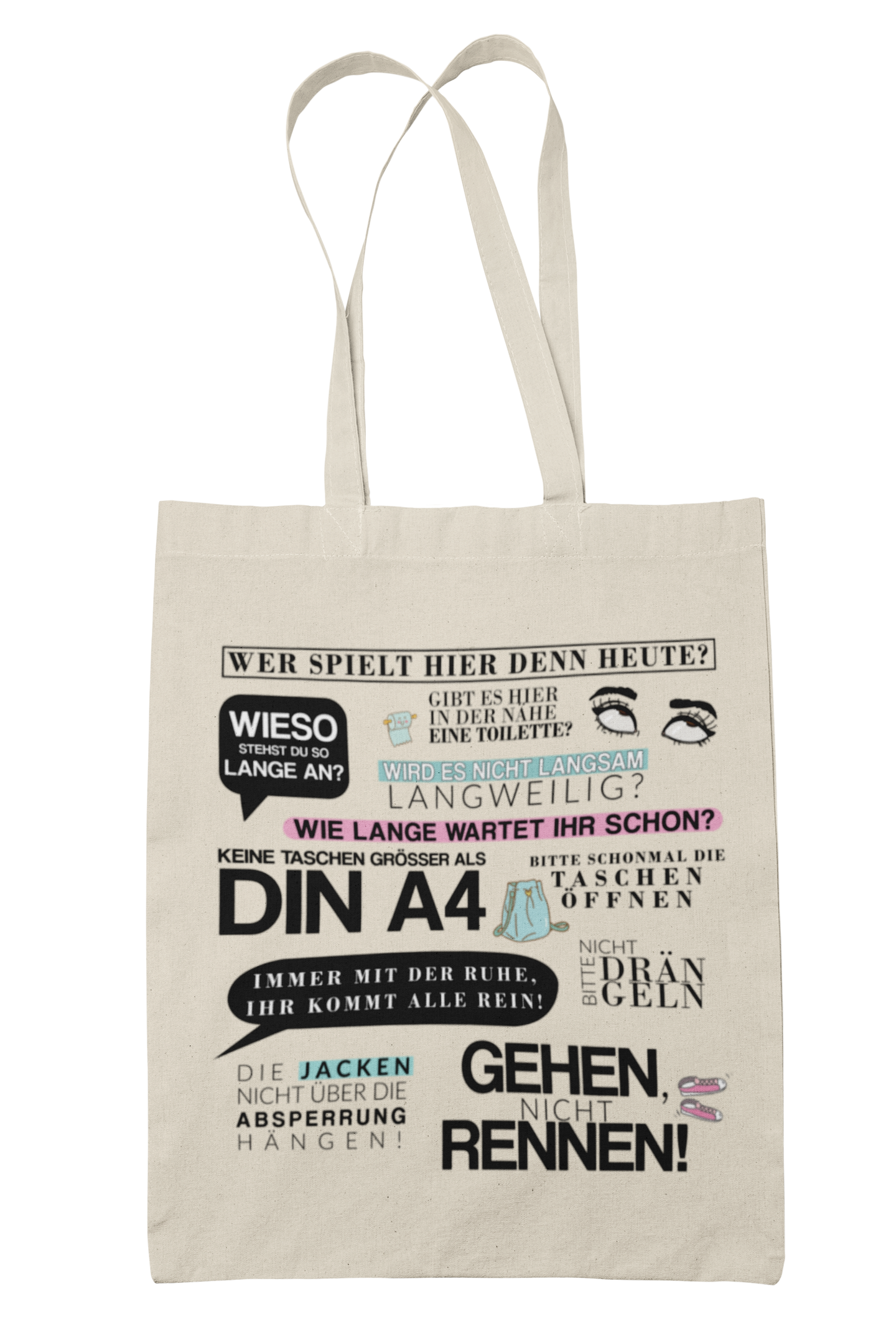 Typische Konzertsprüche - Tasche