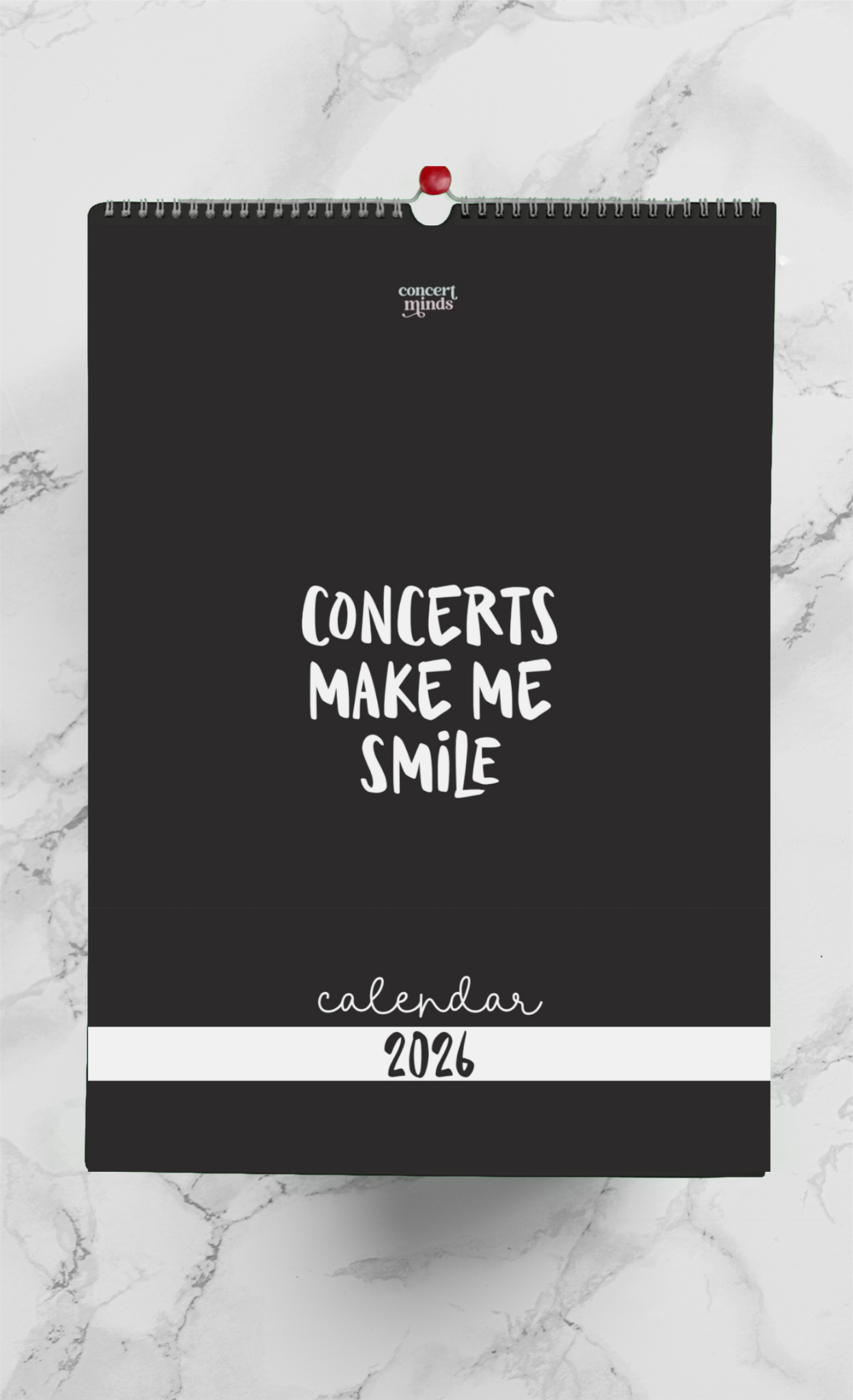 Concert &amp; Music Love - Calendar 2024 | Concert sayings | A3 and A4