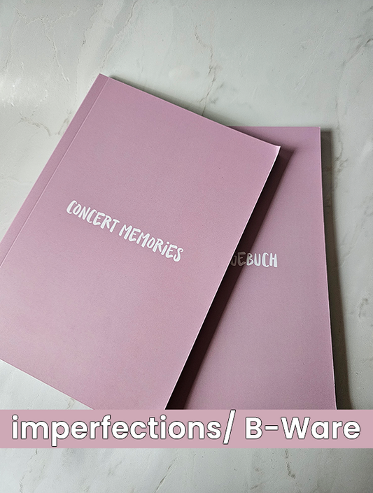 Imperfect Volume 3: Concert Memories | Concert Journal | A5 concert diary | B-stock | SALE