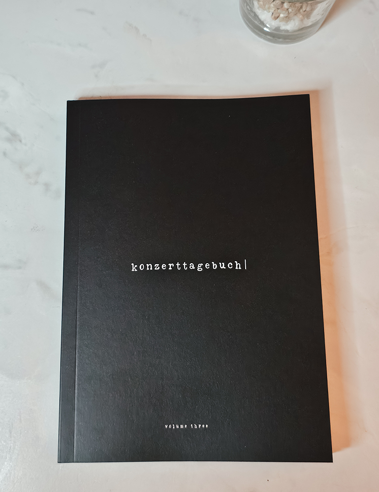 NEW: Konzerttagebuch Typewriter Volume 3 | nachhaltig | Concert Memories | Concert Journal | A5 | für 70 Konzerte