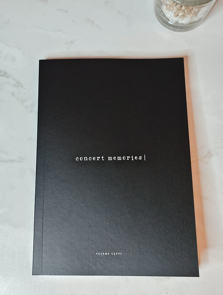 NEW: Konzerttagebuch Typewriter Volume 3 | nachhaltig | Concert Memories | Concert Journal | A5 | für 70 Konzerte