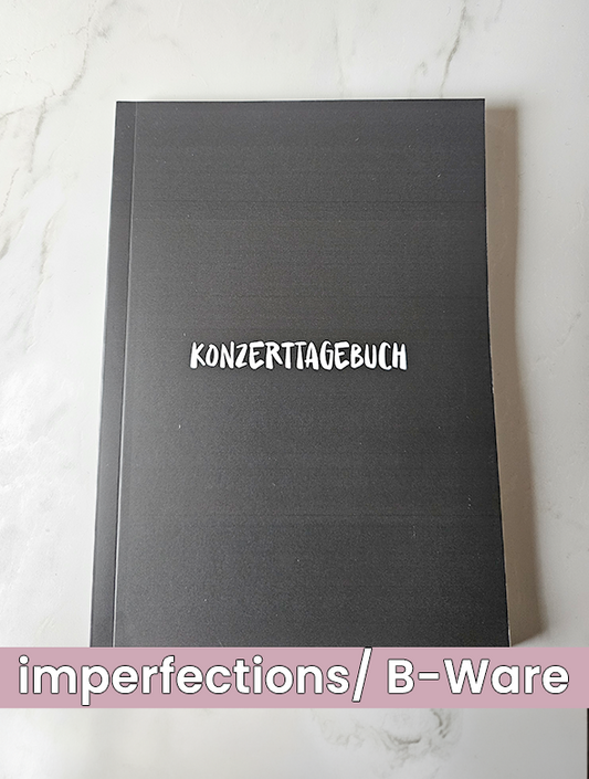Imperfect Volume 3: Concert Memories | A5 Konzerttagebuch | B-Ware | SALE