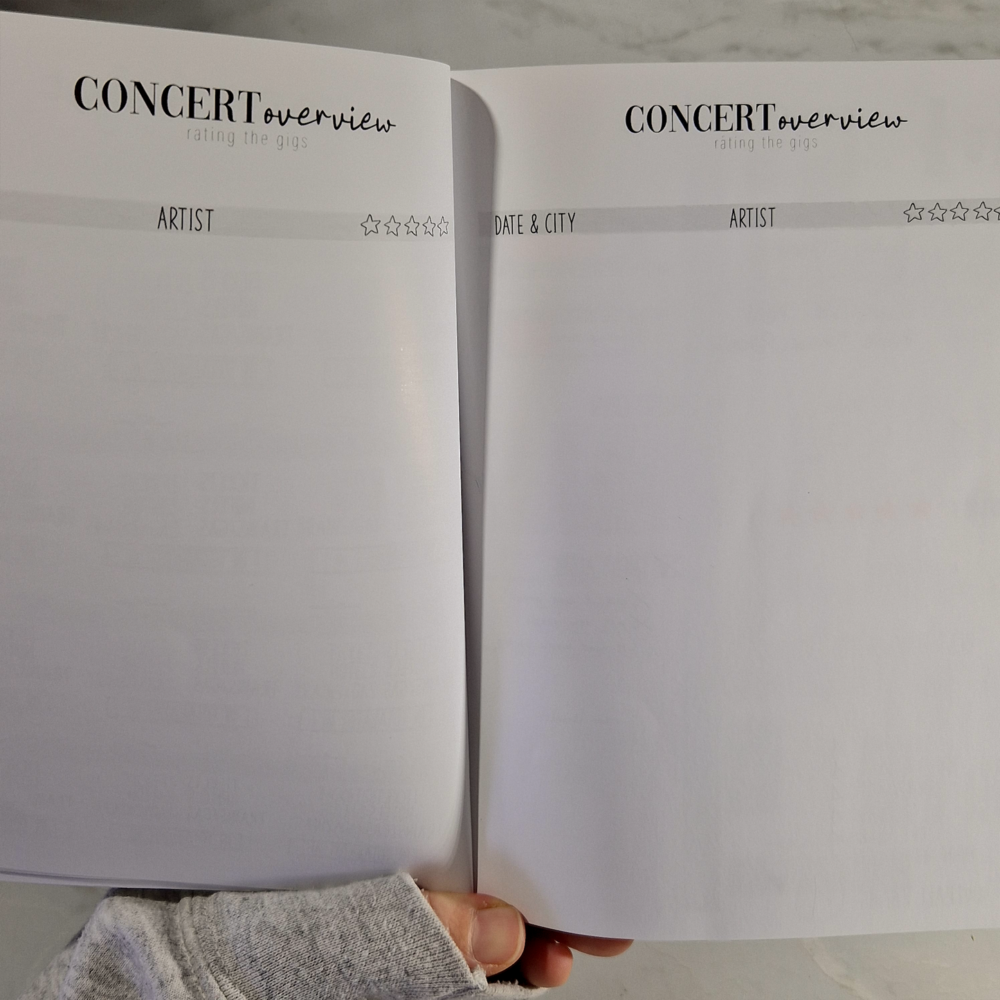 Concert Diary Volume 3 | Concert Memories | Concert Journal | A5 | for 70 concerts