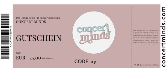 Concert Minds - Gift Voucher