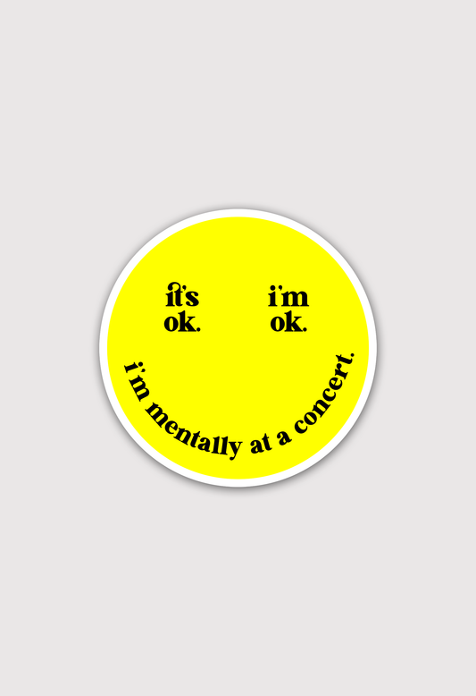 Mentally at a concert - Konzertsticker