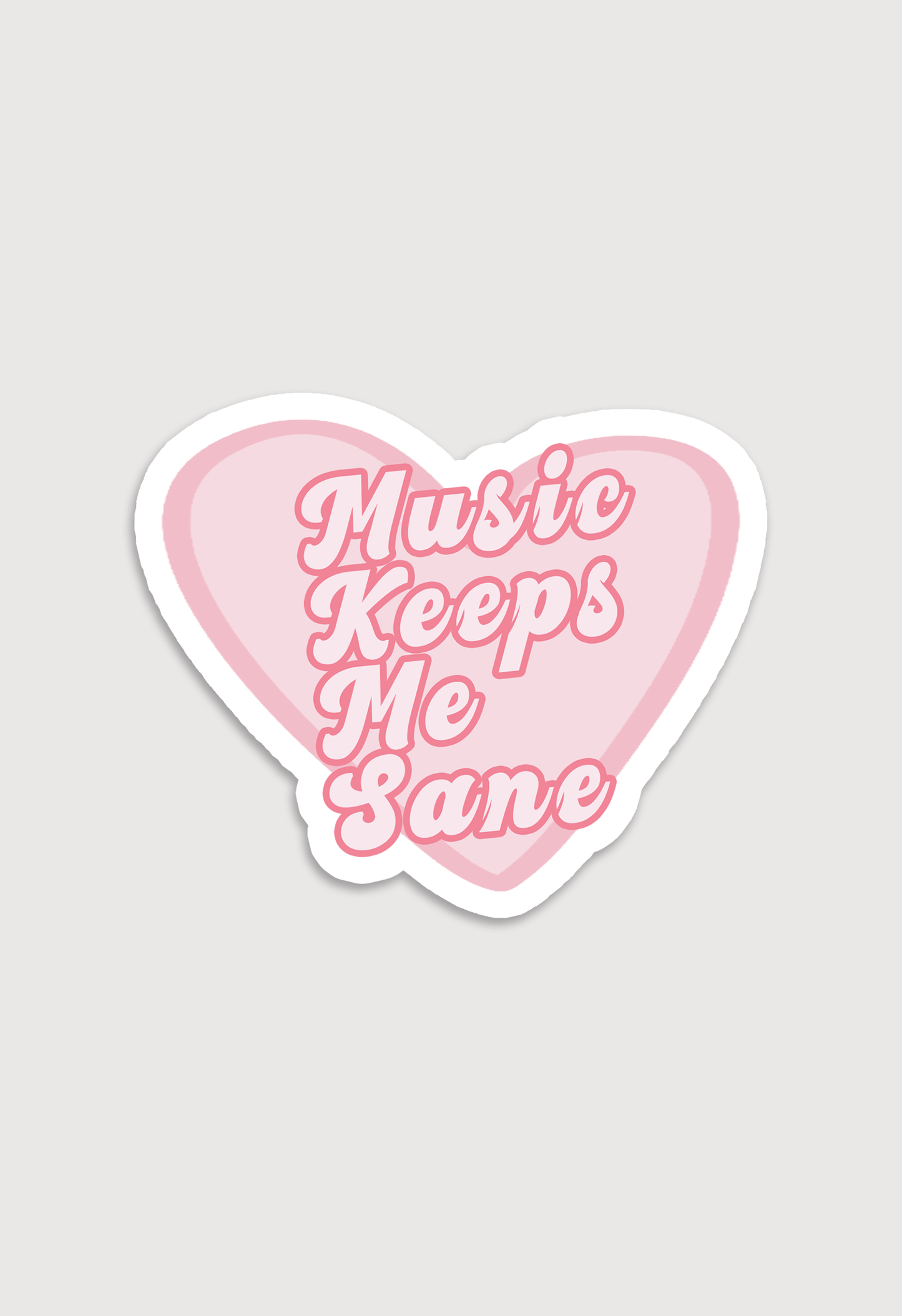 Music keeps me sane - Sticker